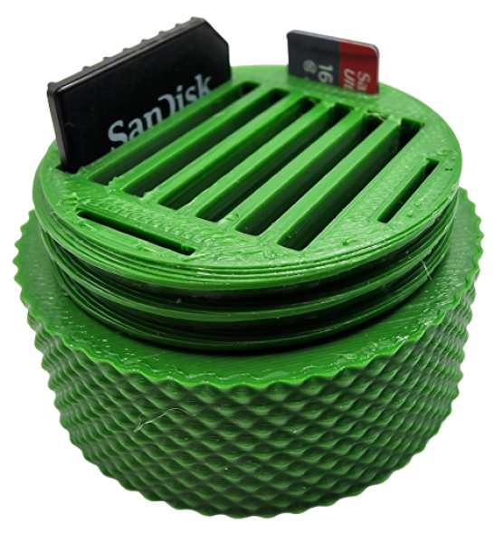 SD Karten Box (gerändelt)